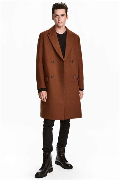 h&m men's overcoat.